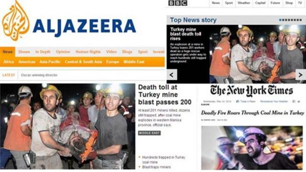 مانیسا میں کان کا حادثہ عالمی ذرائع ابلاغ میں سرفہرست
